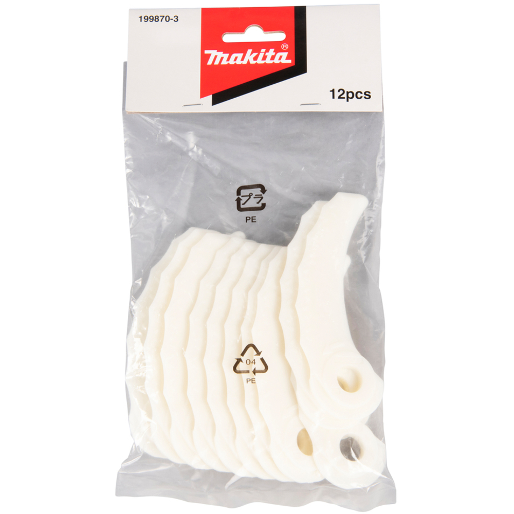 SET LAMES PLASTIQUES 12pcs/3sets - MAKITA - 199870-3