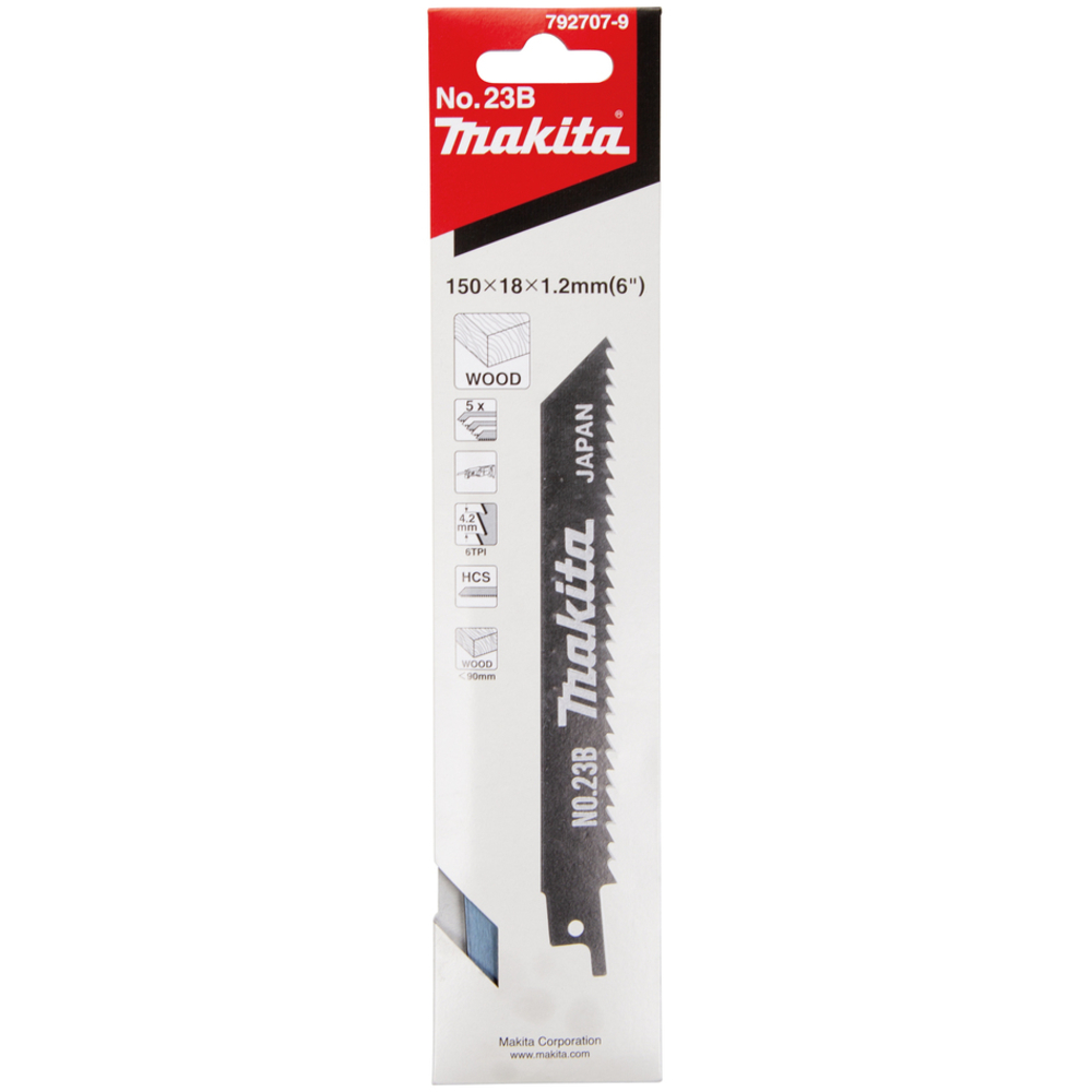 LAME NO23B BOIS 138-5D 5P - MAKITA - 792707-9