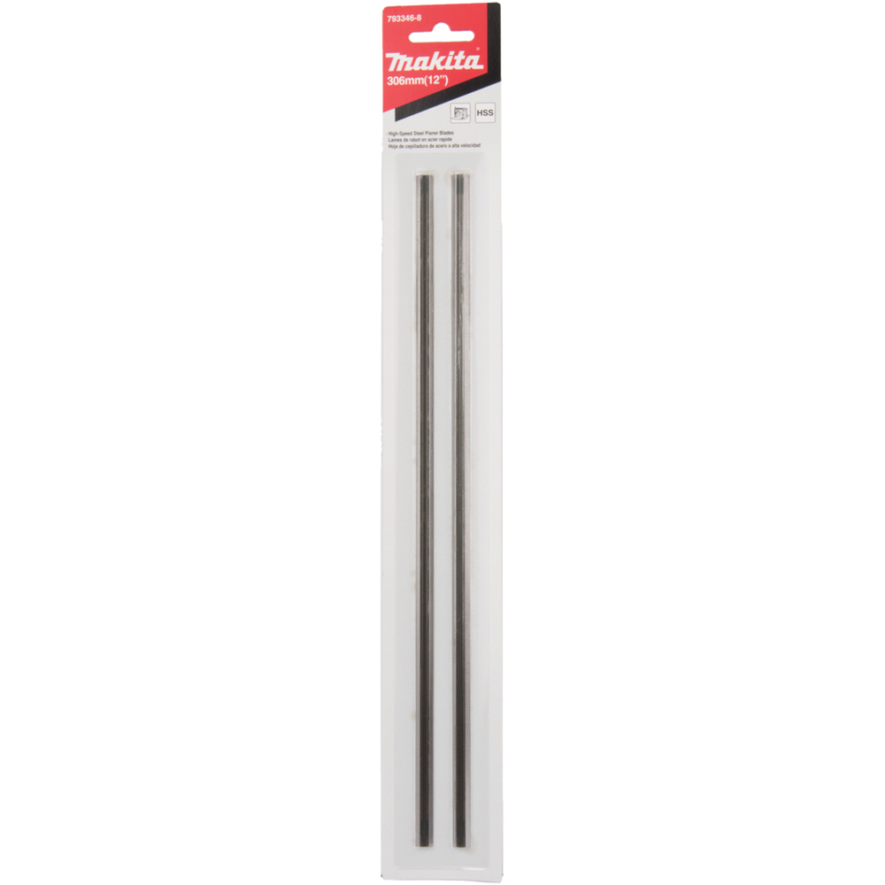 JEUX DE PLAQUETTES REVERSIBLES POUR RABOTS HSS 304MM - MAKITA - 793346-8
