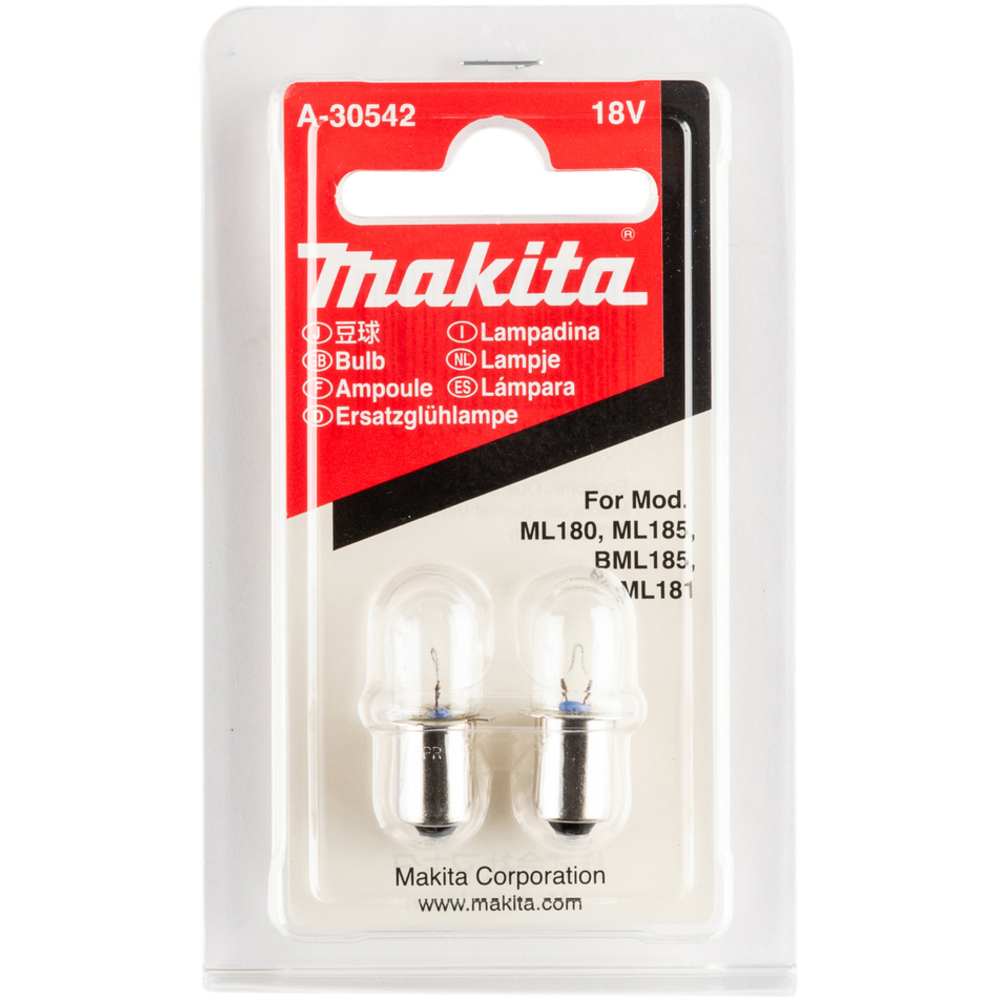 AMPOULE PAR 2 PIECES ML180 - MAKITA - A-30542
