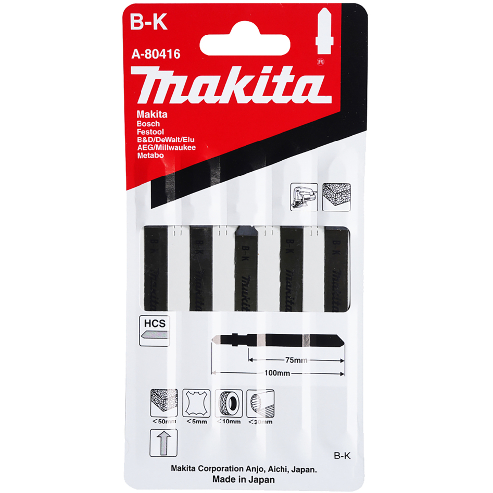 LAME N°B-K POUR CUIR - MAKITA - A-80416