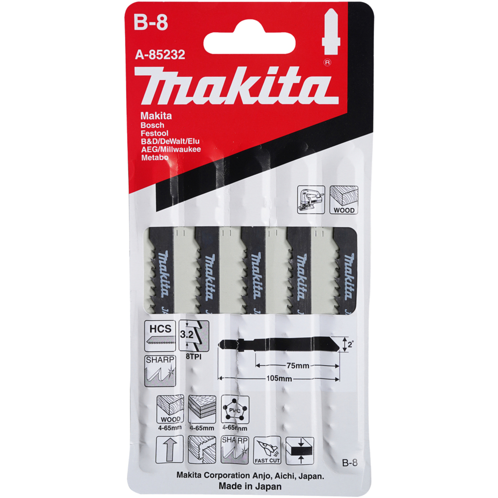 LAME B-8 75-3,20 BO,PL - MAKITA - A-85232