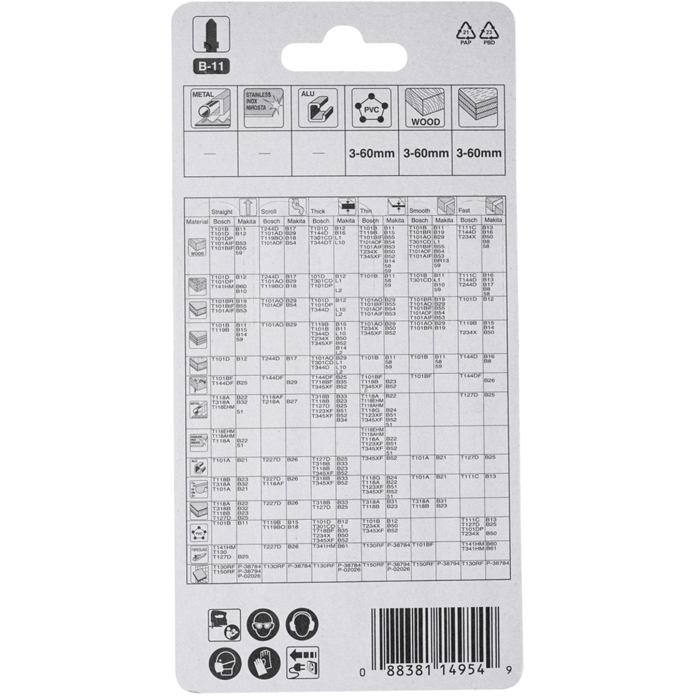 LAME B11 75-2,80 BO,PL - MAKITA - A-85634