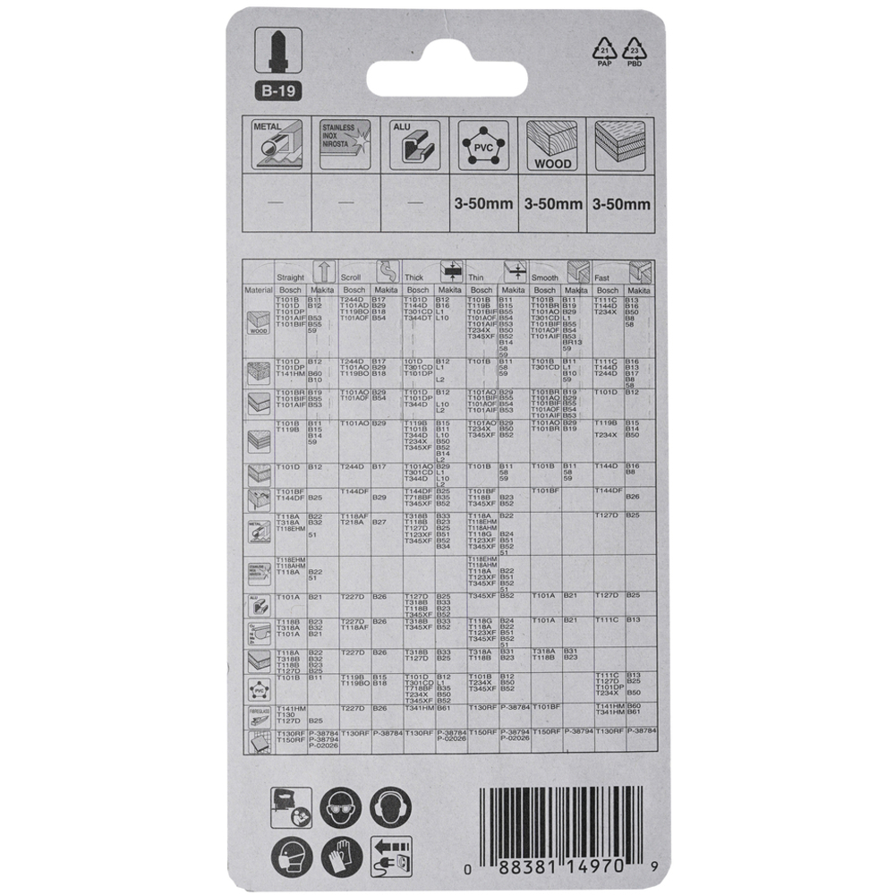 LAME B19 65-2,10 BO,PL - MAKITA - A-85715