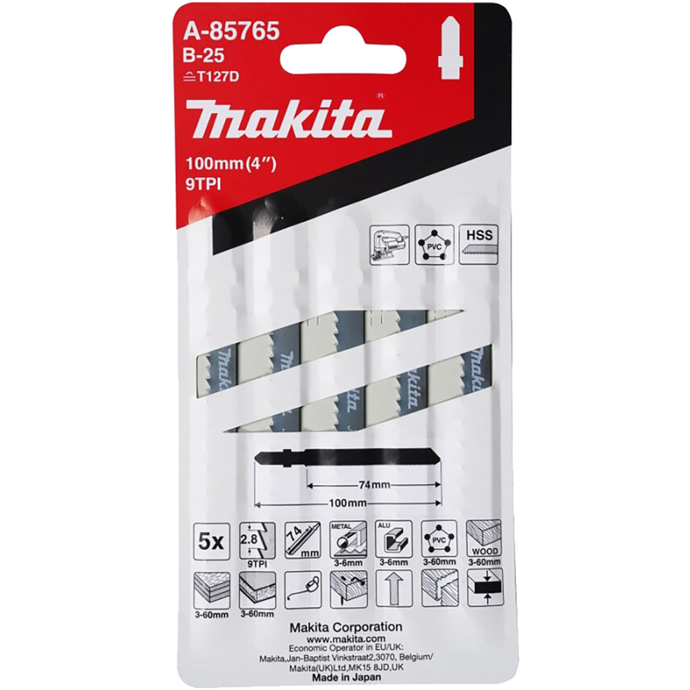 LAME B25 75-2,80 BO,PL,AL - MAKITA - A-85765
