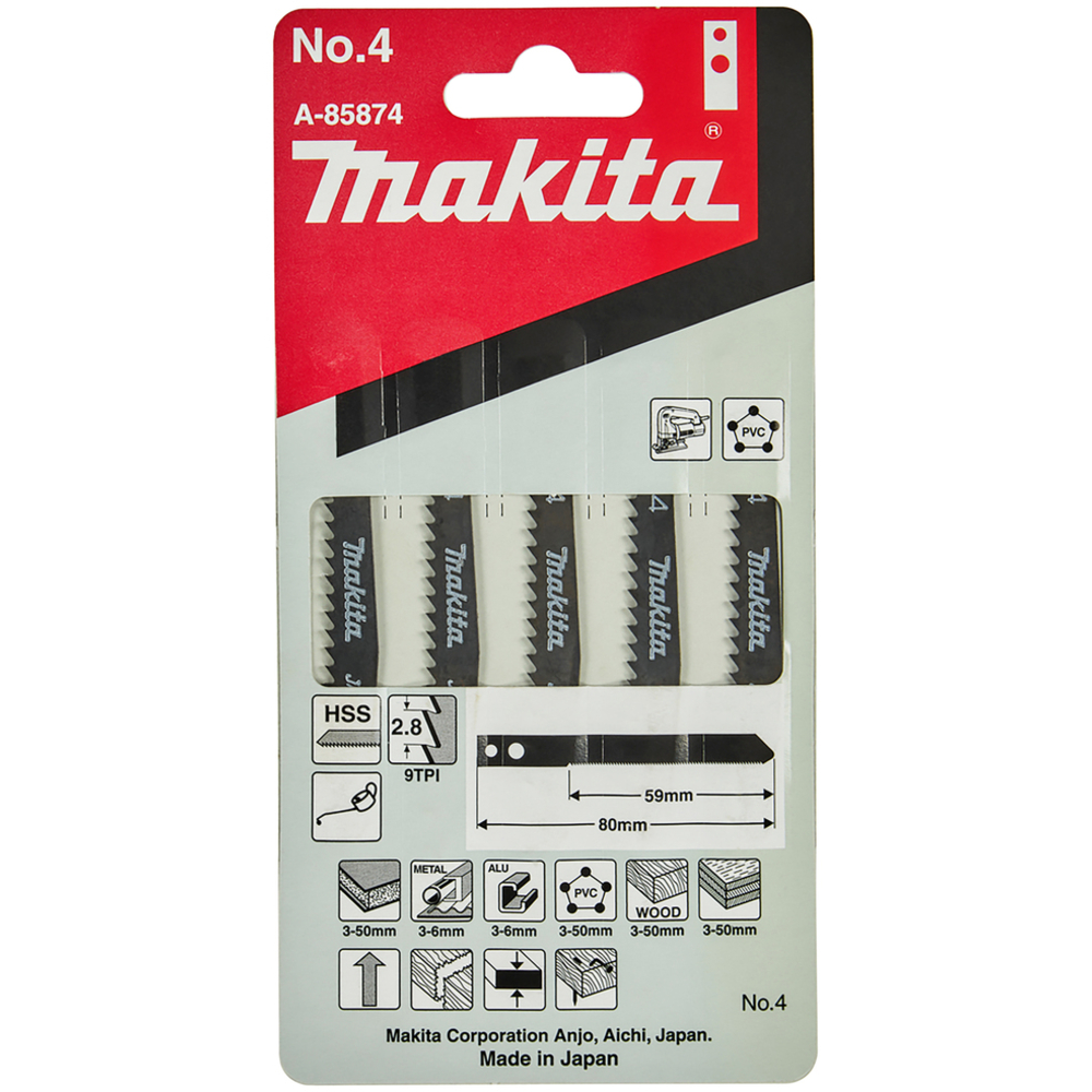 LAME 4 60-2,80 BO,PL,AL - MAKITA - A-85874