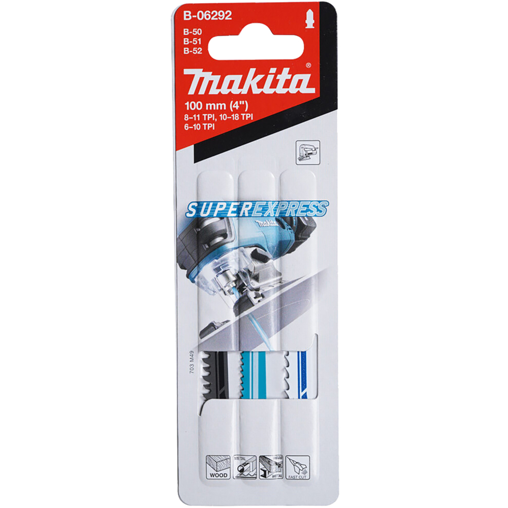 LAME S.EXPRESS ASSORT3P - MAKITA - B-06292