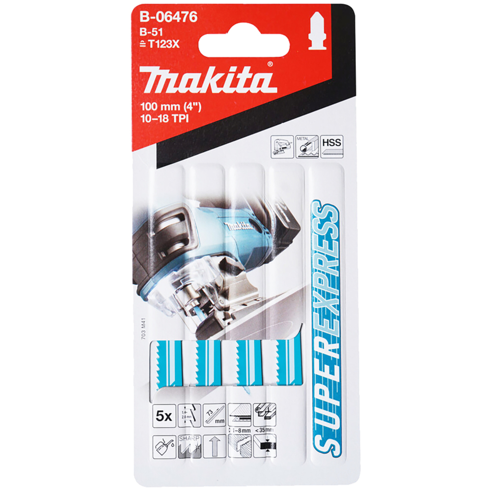 LAME S-EXPRESS B-51 POUR METAL ET INOX - MAKITA - B-06476