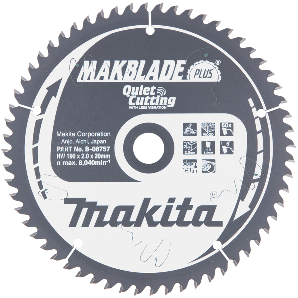 LAM TCT SPE BA 190/20/60 BOIS - MAKITA - B-08757