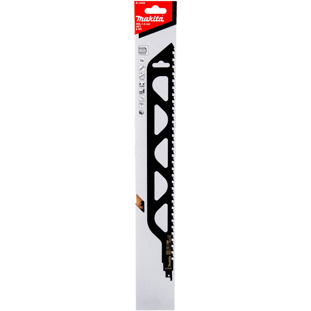 Lame de scie récipro spéciale brique long 455 mm - MAKITA - B-10403