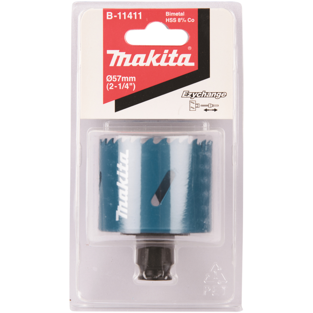 Scies cloches Bi-Métal EzyChange pour perceuses 57mm - MAKITA - B-11411