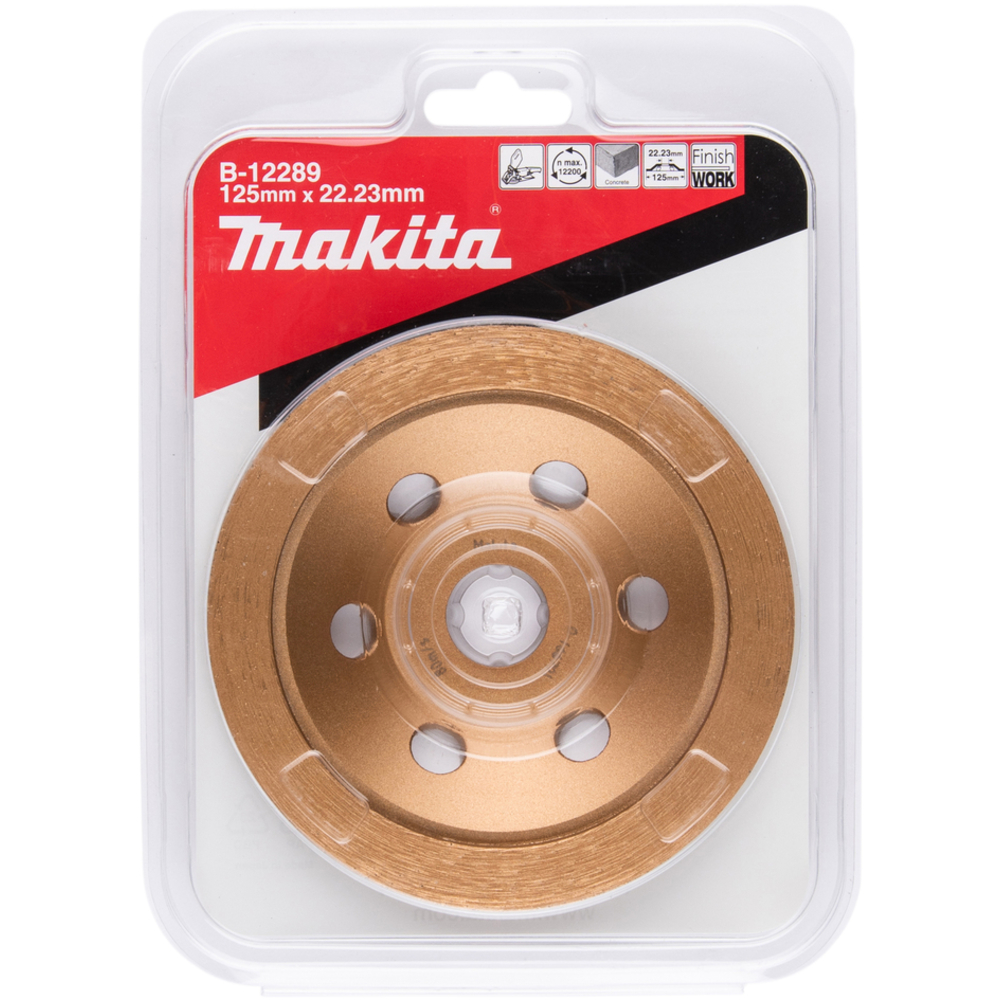 PLATEAU DIAMANT FINITION 125 MM - MAKITA - B-12289