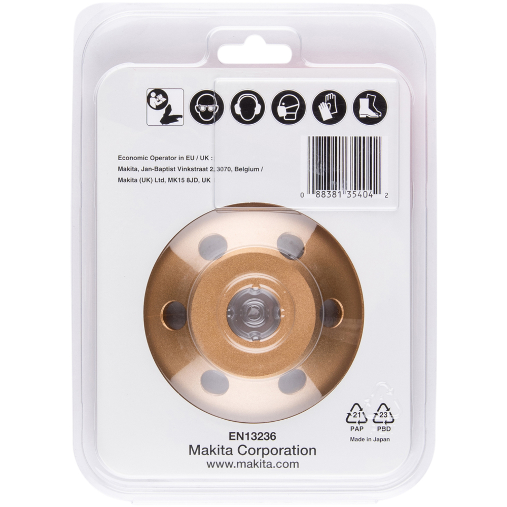 PLATEAU DIAMANT FINITION 125 MM - MAKITA - B-12289