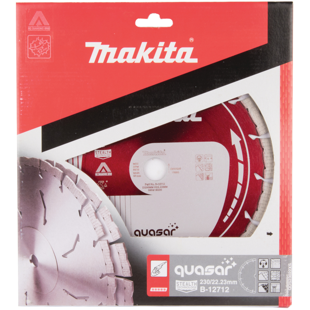D.DIAM QUASAR230 3D SILENCIEUX - MAKITA - B-12712