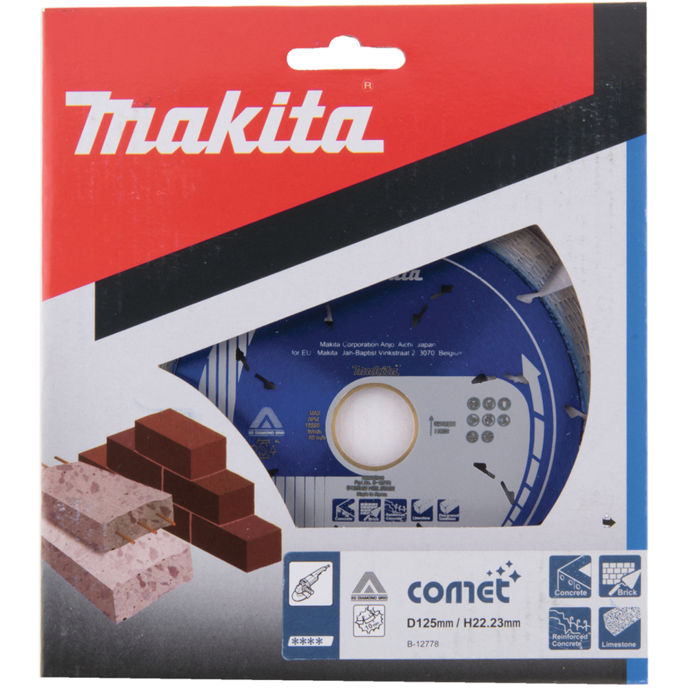 DISQUE DIAMANT COMET 3DDG 125X22,23 MM - MAKITA - B-12778