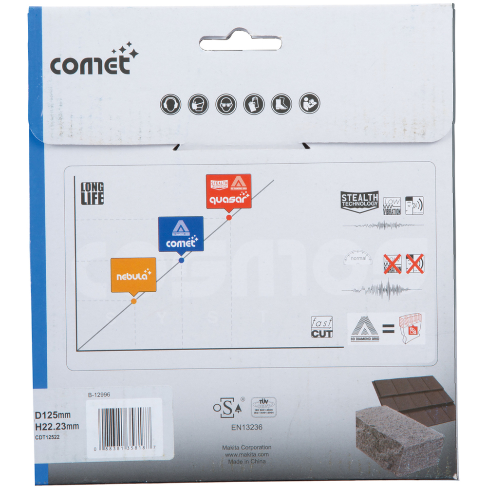 D.DIAM COMET125 TURBO - MAKITA - B-12996