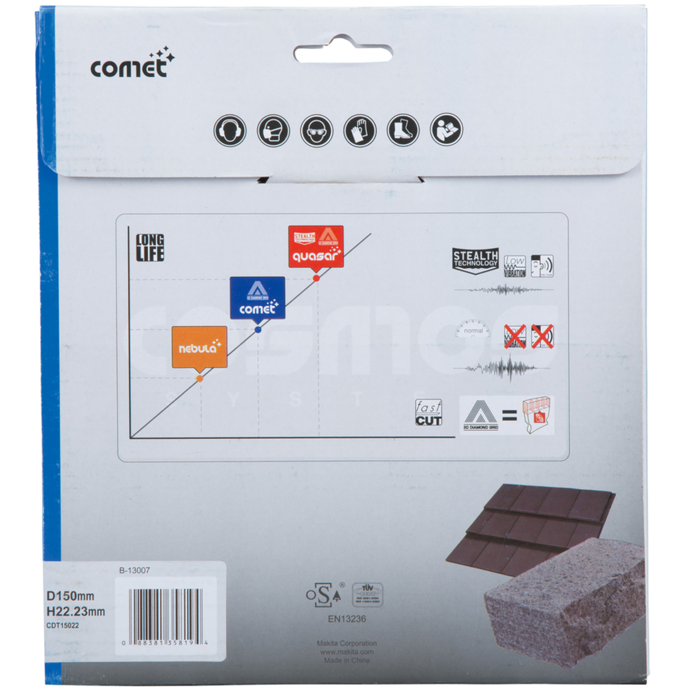 D.DIAM COMET150 TURBO - MAKITA - B-13007