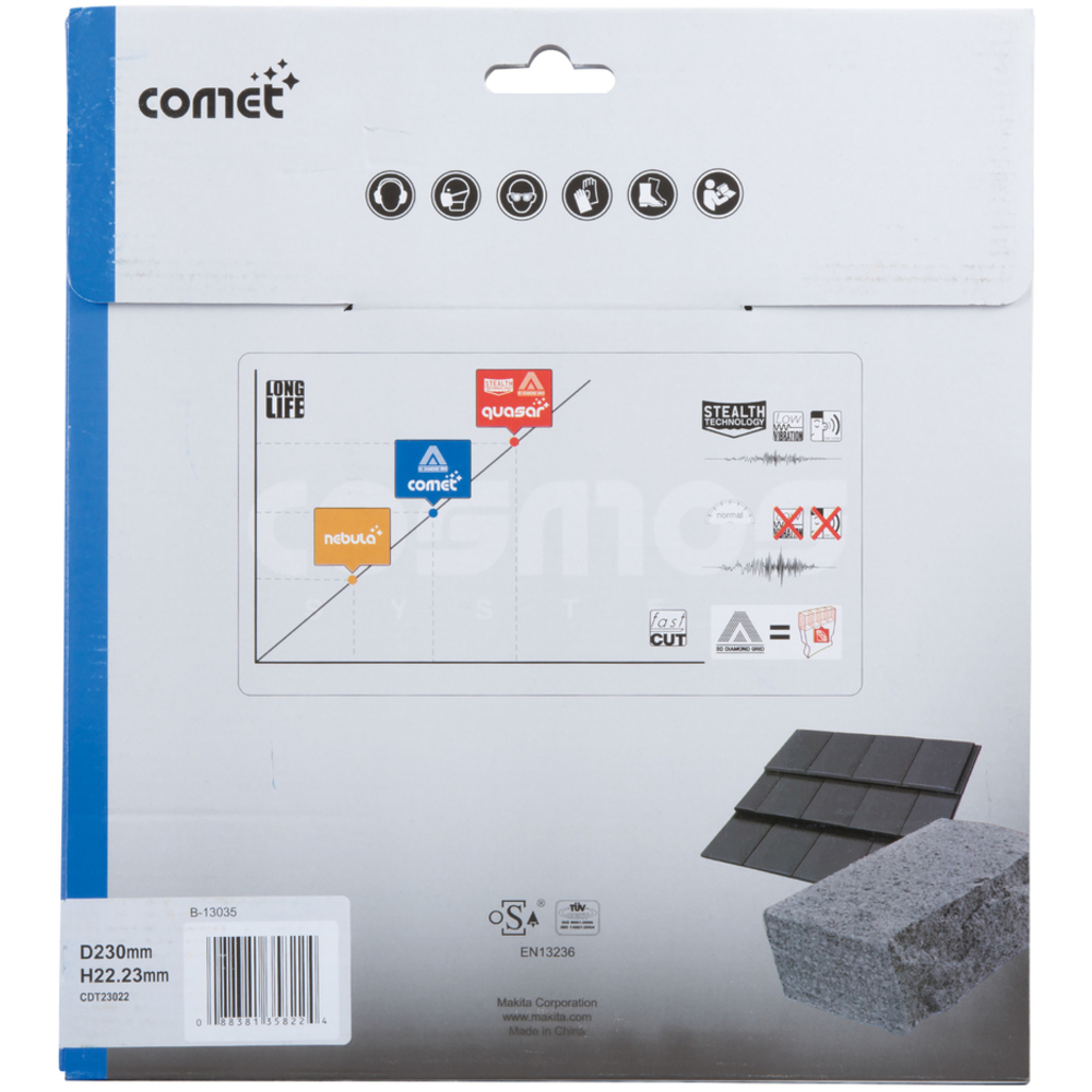 D.DIAM COMET230 TURBO - MAKITA - B-13035