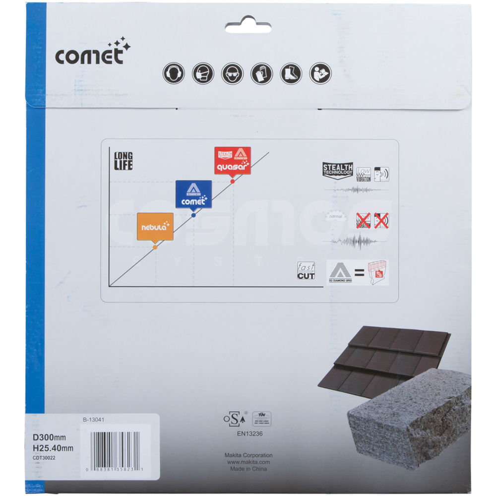 D.DIAM COMET300 TURBO - MAKITA - B-13041