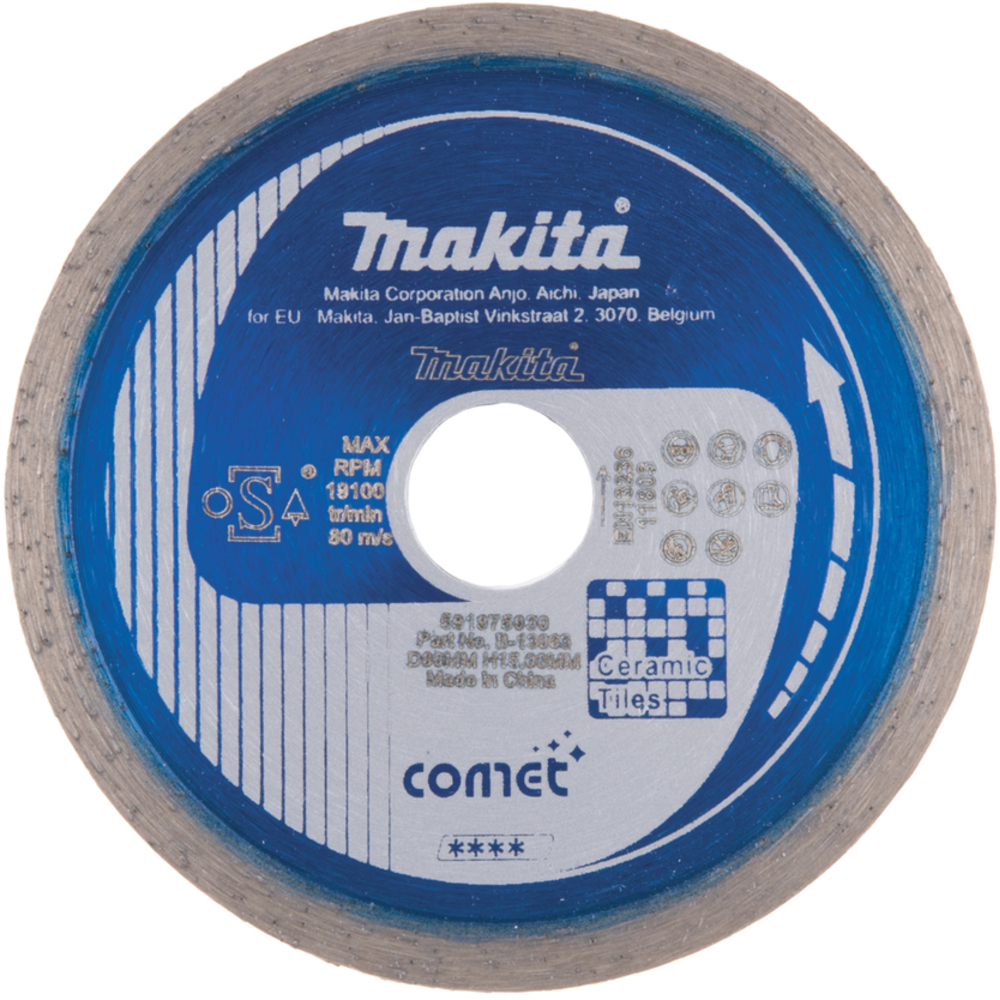 DISQUE DIAMANT COMET À JANTE CONTINUE 80MM - MAKITA - B-13063