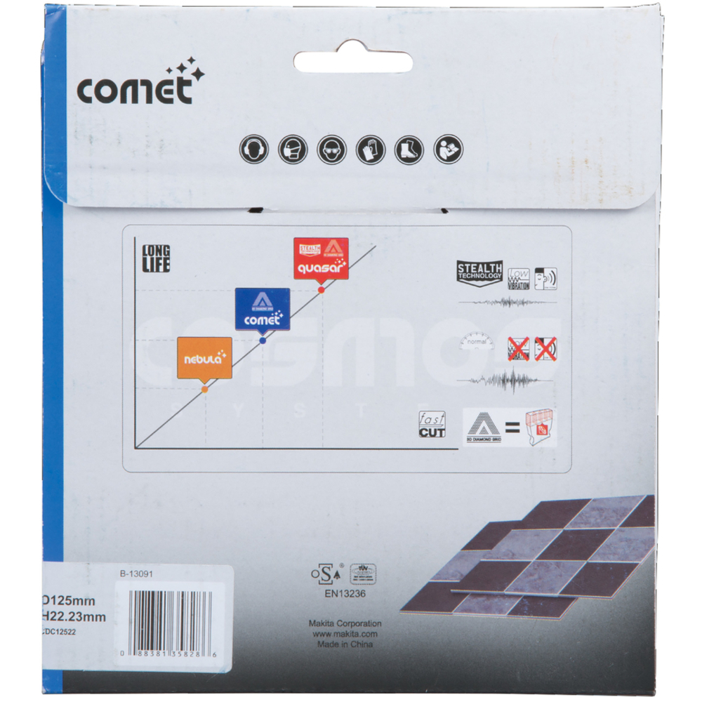 D.DIAM COMET125 JANTE CONTINUE - MAKITA - B-13091