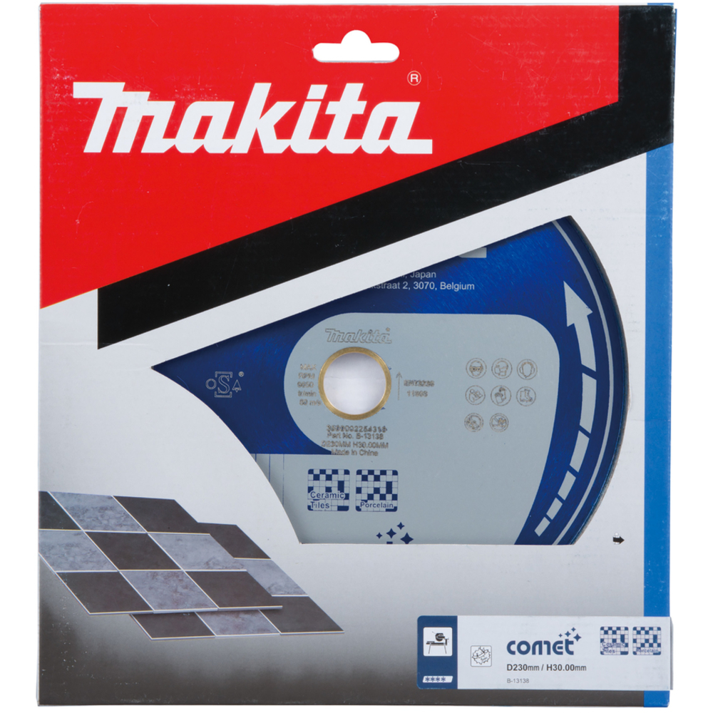 D.DIAM COMET230 JANTE CONTINUE - MAKITA - B-13138