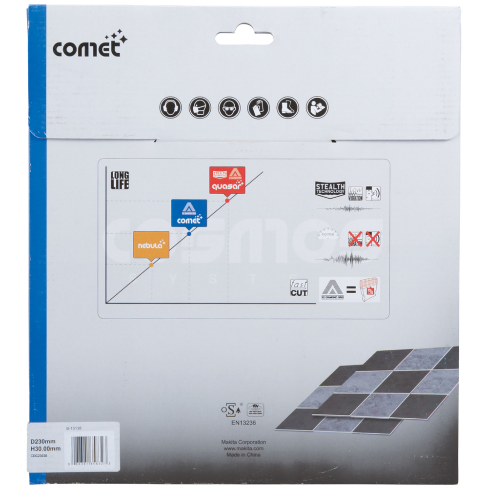 D.DIAM COMET230 JANTE CONTINUE - MAKITA - B-13138