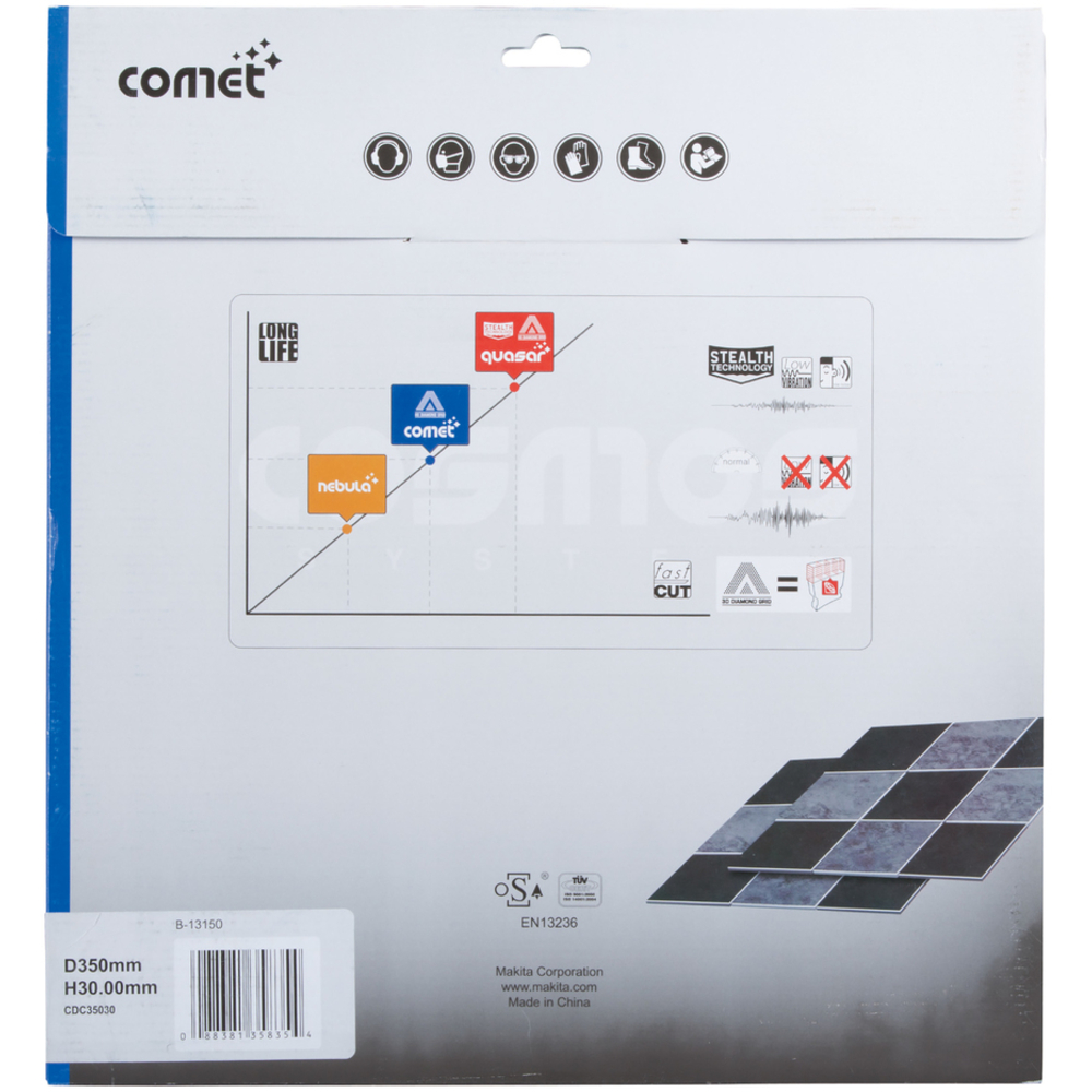 D.DIAM COMET350 JANTE CONTINUE - MAKITA - B-13150