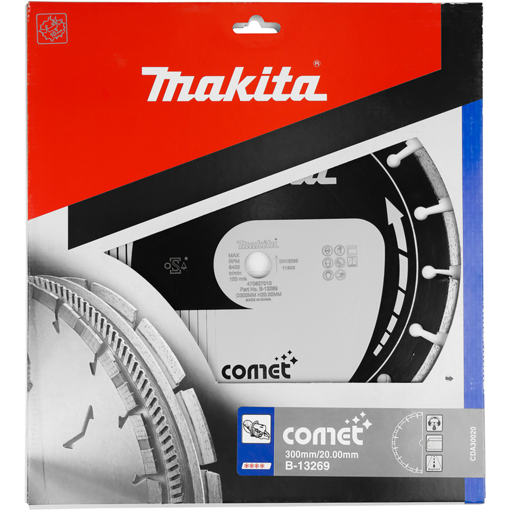 Disque diamant comet pour asphalte 300mm - MAKITA - B-13269