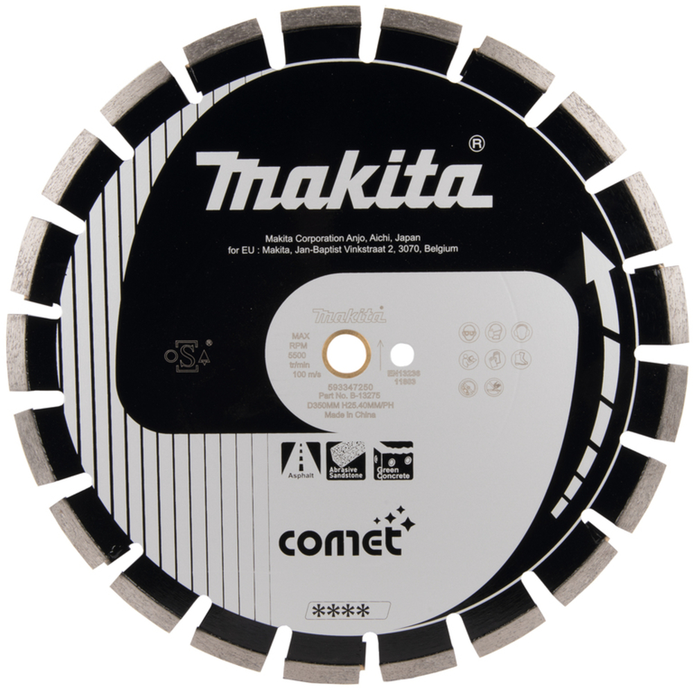 Disque diamant comet pour asphalte 350mm - MAKITA - B-13275