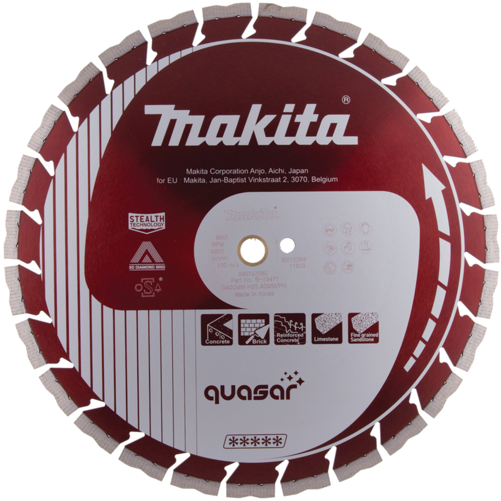 D.DIAM QUASAR400 SILENCIEUX - MAKITA - B-13471