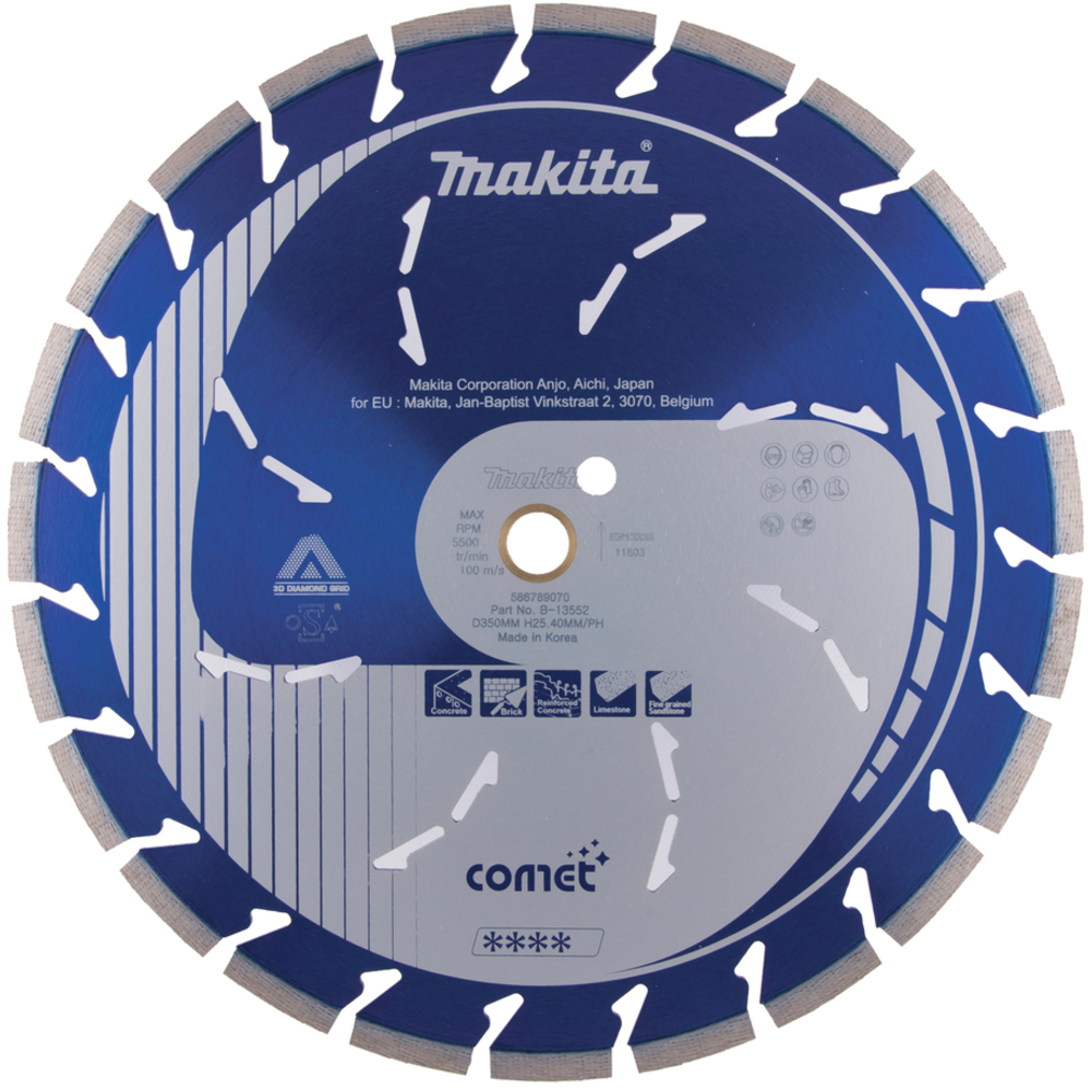 DISQUE DIAMANT COMET 3DDG 350X20/25,4 MM - MAKITA - B-13552