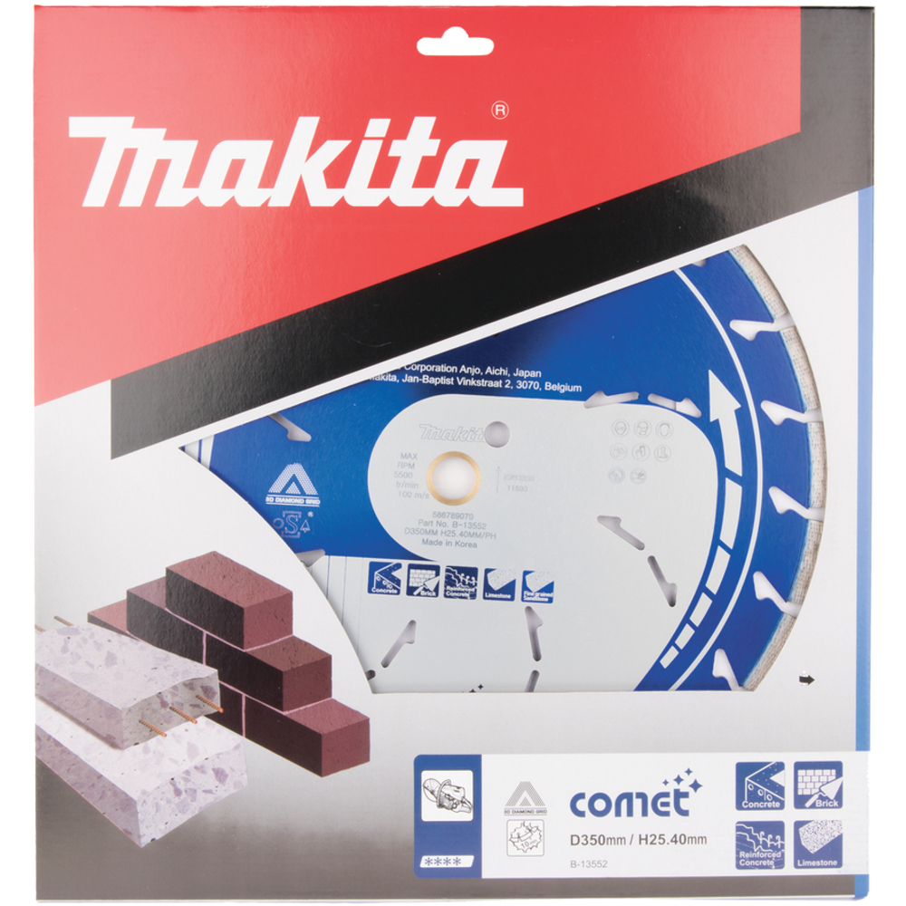 DISQUE DIAMANT COMET 3DDG 350X20/25,4 MM - MAKITA - B-13552