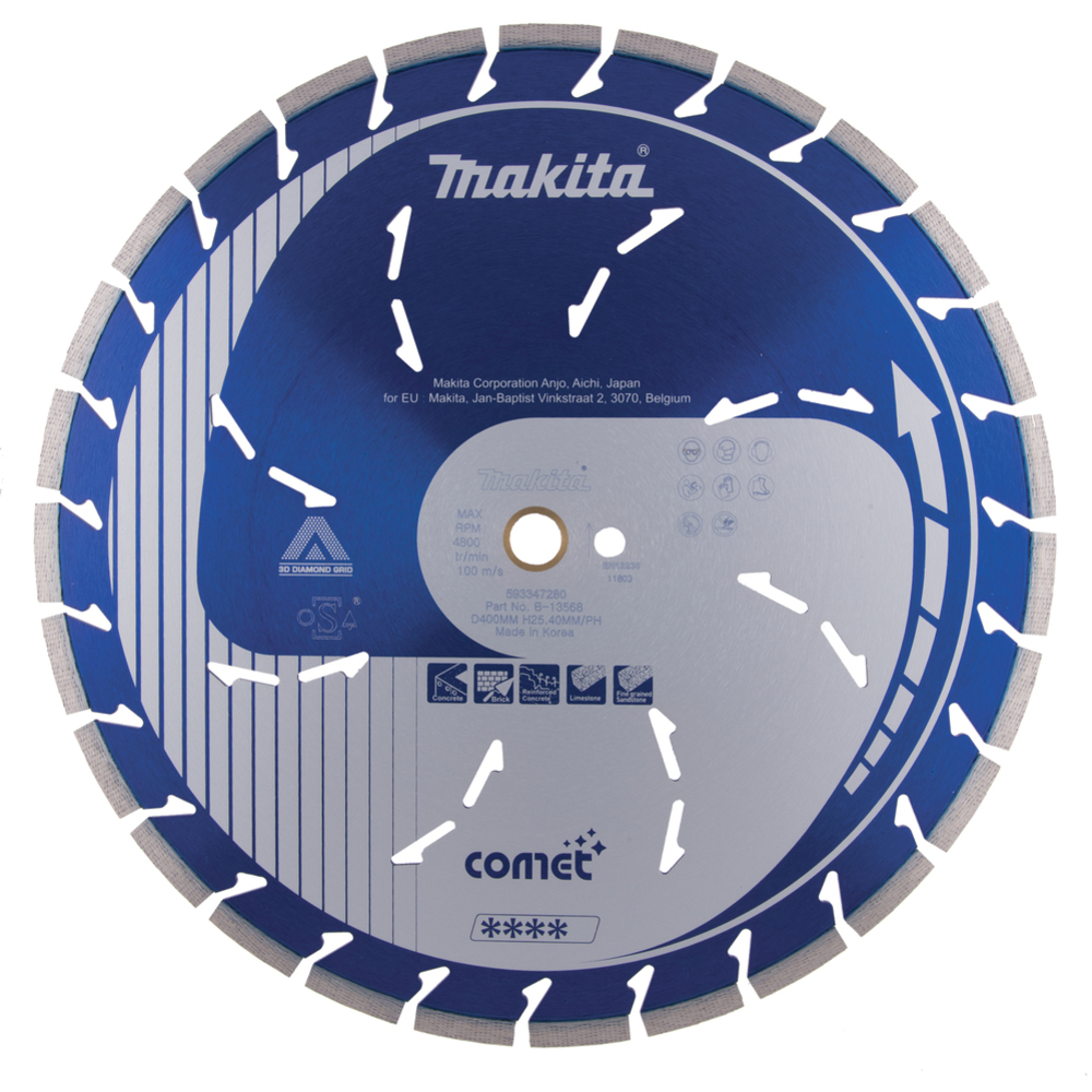 DISQUE DIAMANT COMET 3DDG 400X20/25,4 MM - MAKITA - B-13568