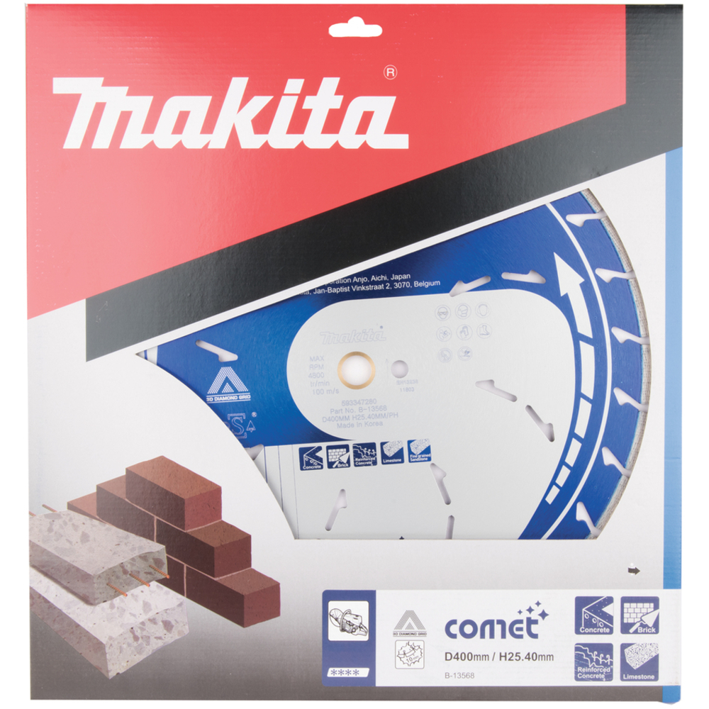 DISQUE DIAMANT COMET 3DDG 400X20/25,4 MM - MAKITA - B-13568