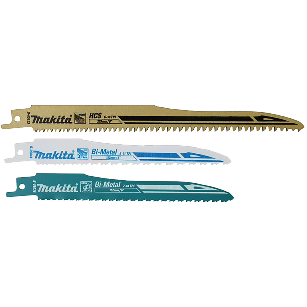 SET 3 LAMES RECIPRO S.EXP - MAKITA - B-13677