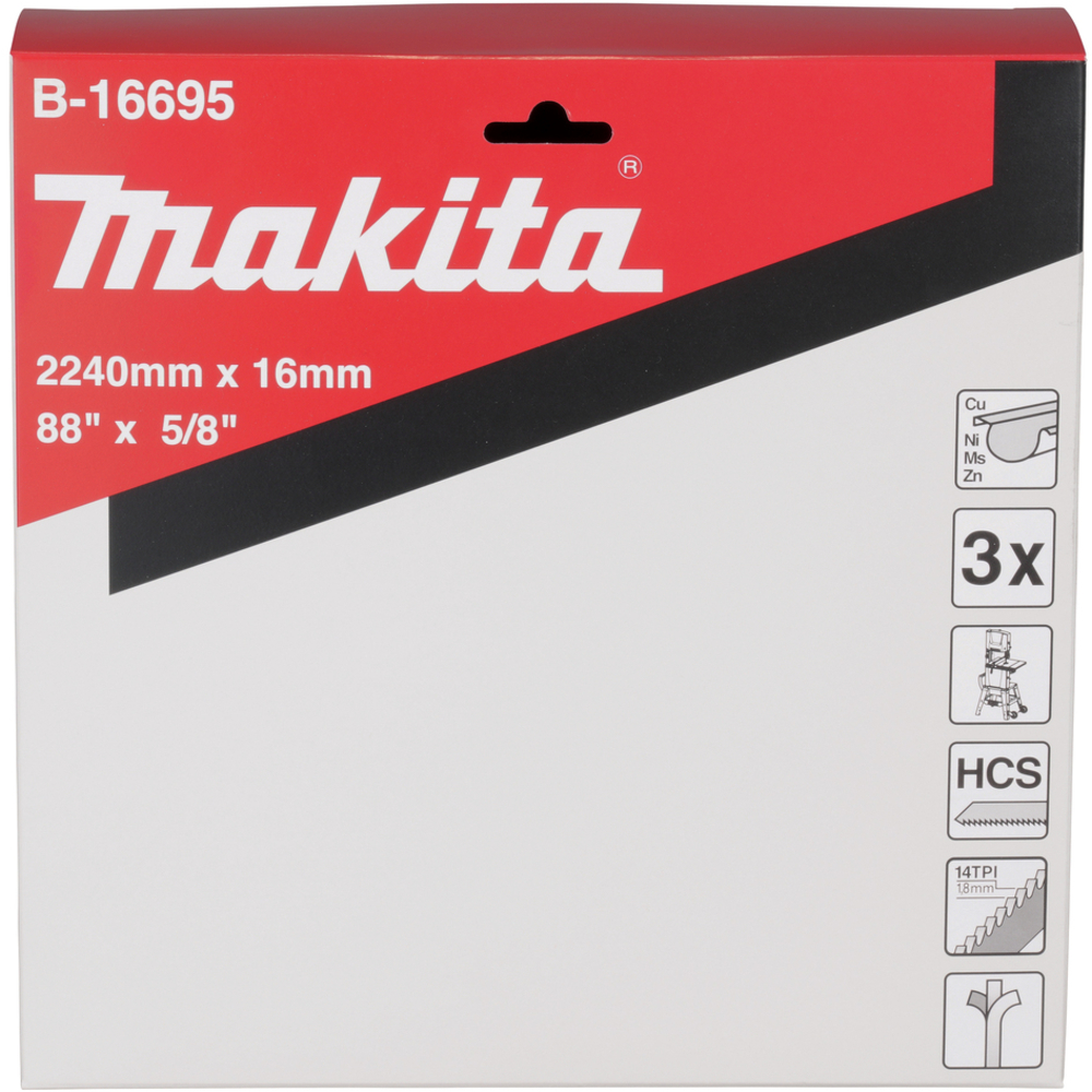 LAME A RUBAN 16-2240 3PCS - MAKITA - B-16695