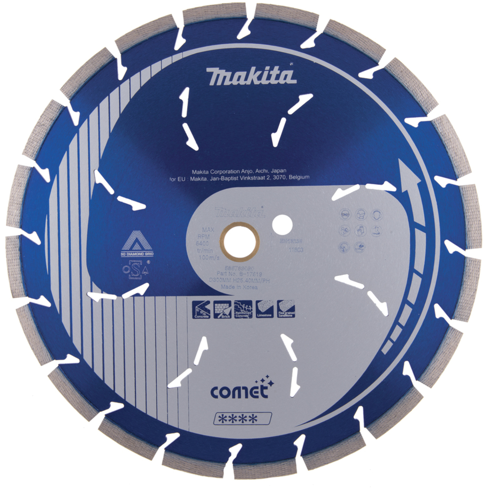 DISQUE DIAMANT COMET 3DDG 300X25,4 MM - MAKITA - B-17619