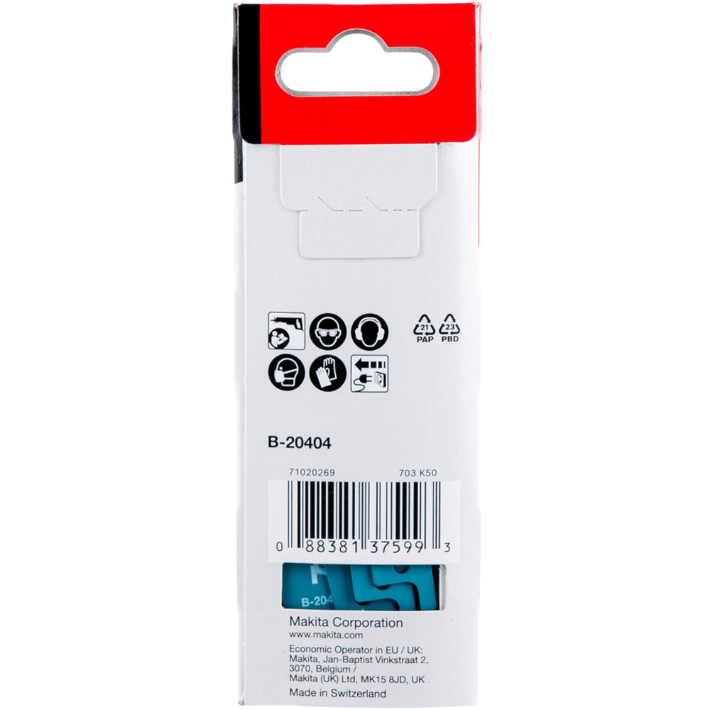 Lames Bi-Métal flexibles pour tôles minces 0,7 à 3 mm 100MM - MAKITA - B-20404