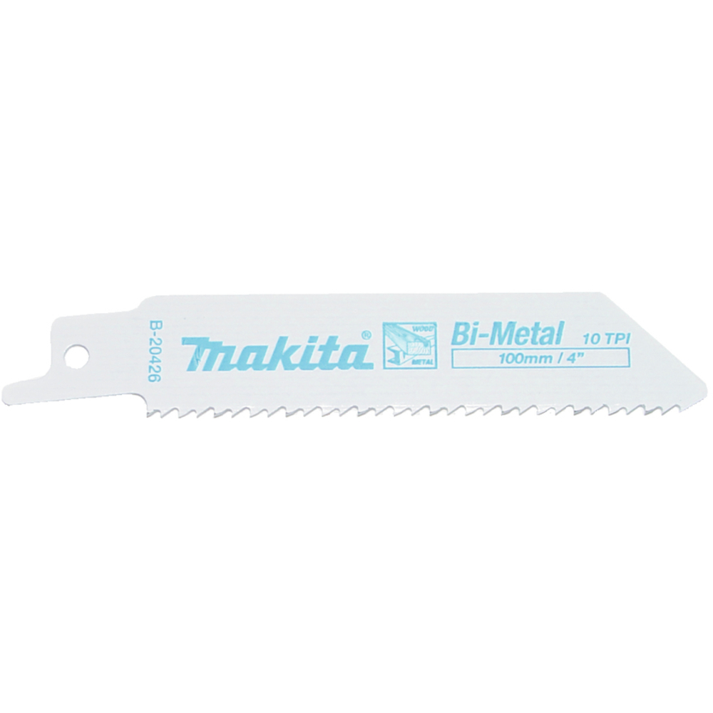 Lames Bi-Métal pour métal 3 à 12 mm et bois 10 à 50 mm 100MM - MAKITA - B-20426