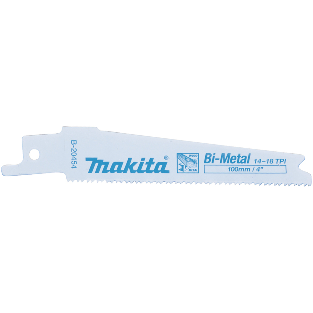 Lames Bi-Métal pour métal 3 à 12 mm et bois 10 à 50 mm 100MM - MAKITA - B-20454