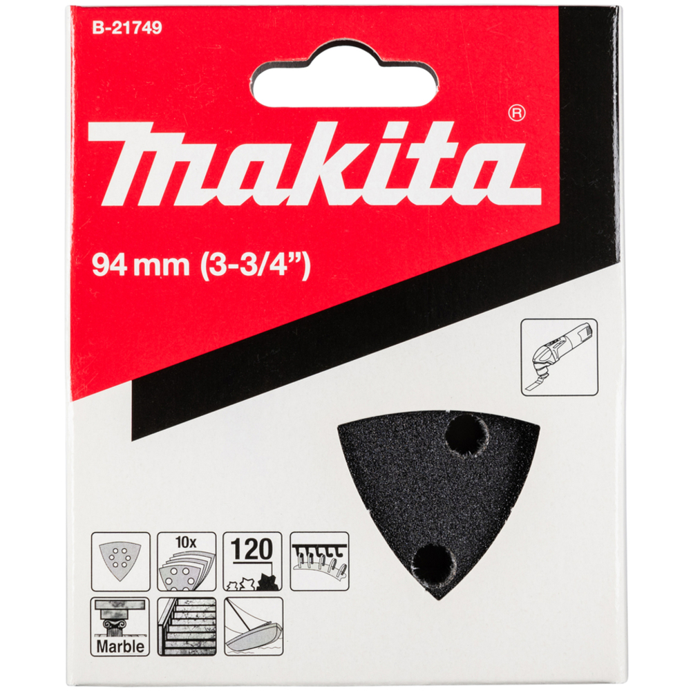 TRIANGLE ABRASIF BETON 120G - MAKITA - B-21749