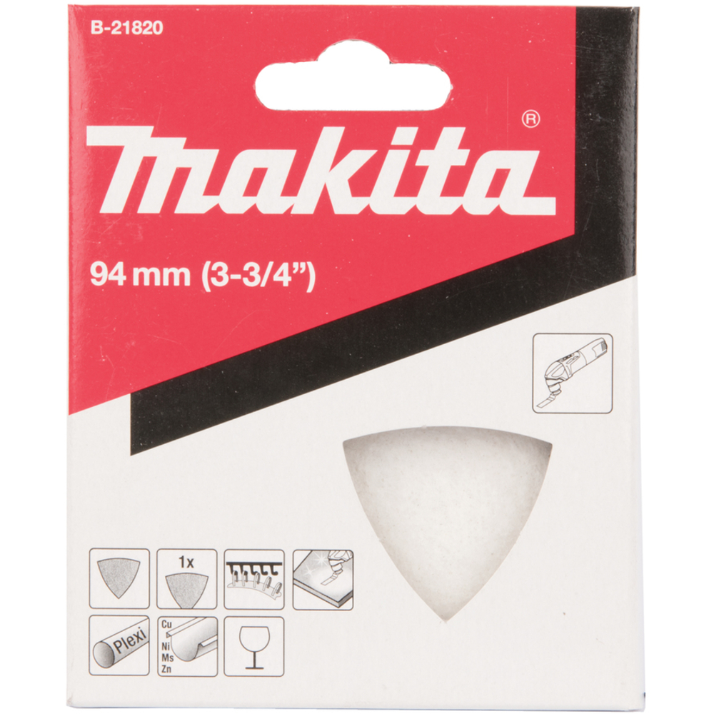 TRIANGLE FEUTRE A POLIR DUR - MAKITA - B-21820