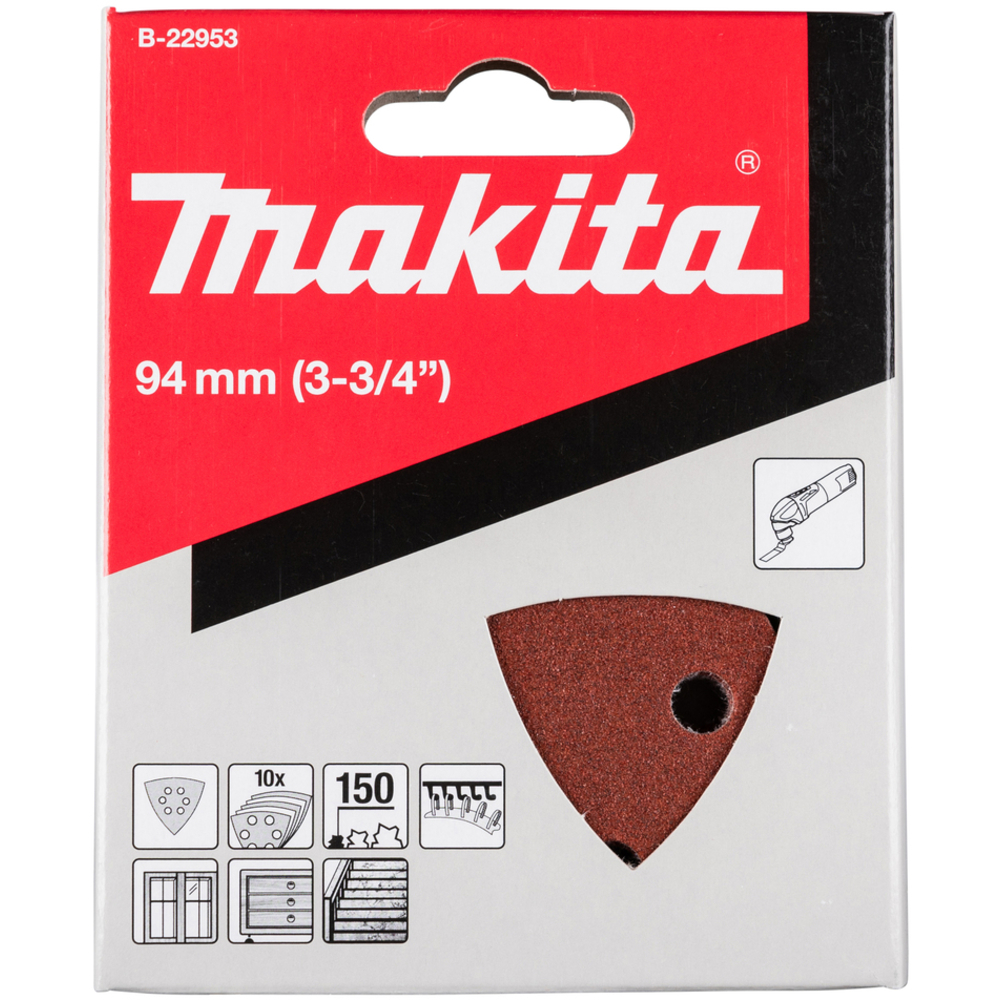 Triangles abrasifs pour BOIS 150G - MAKITA - B-22953