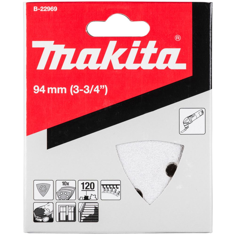 Triangles abrasifs pour PEINTURE 120G - MAKITA - B-22969
