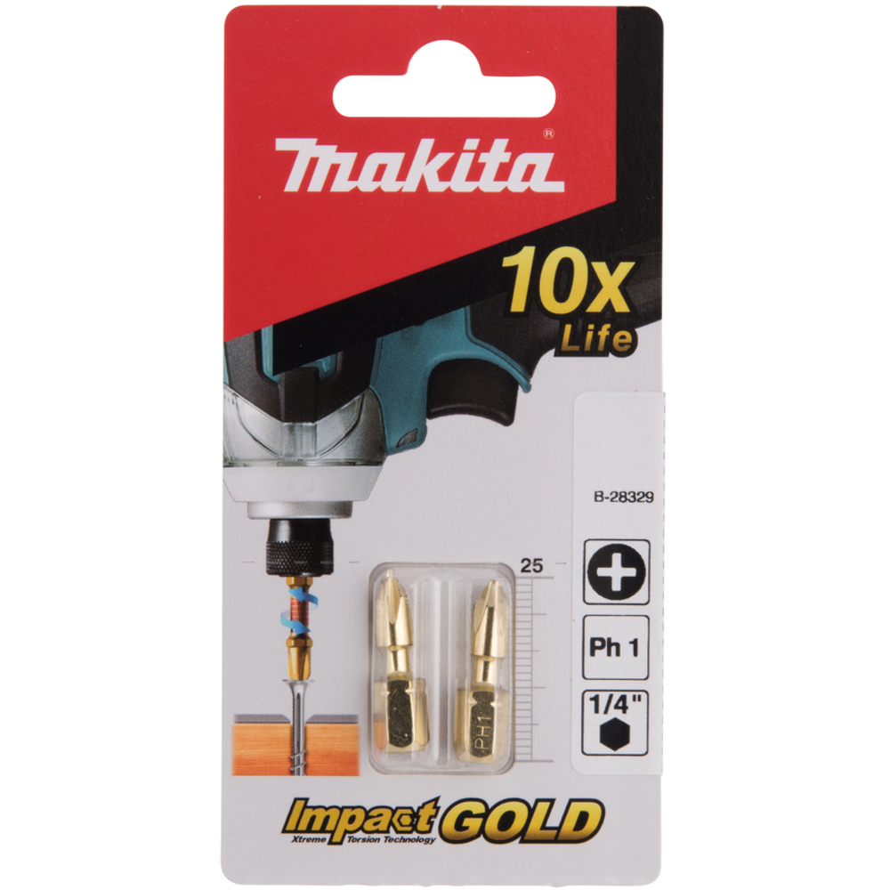 EMBOUT PHILLIPS 1-25MM 2PCS - MAKITA - B-28329