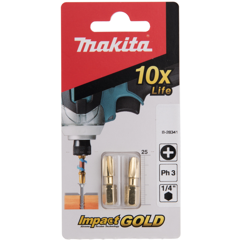 EMBOUT PHILLIPS 3-25MM 2PCS - MAKITA - B-28341