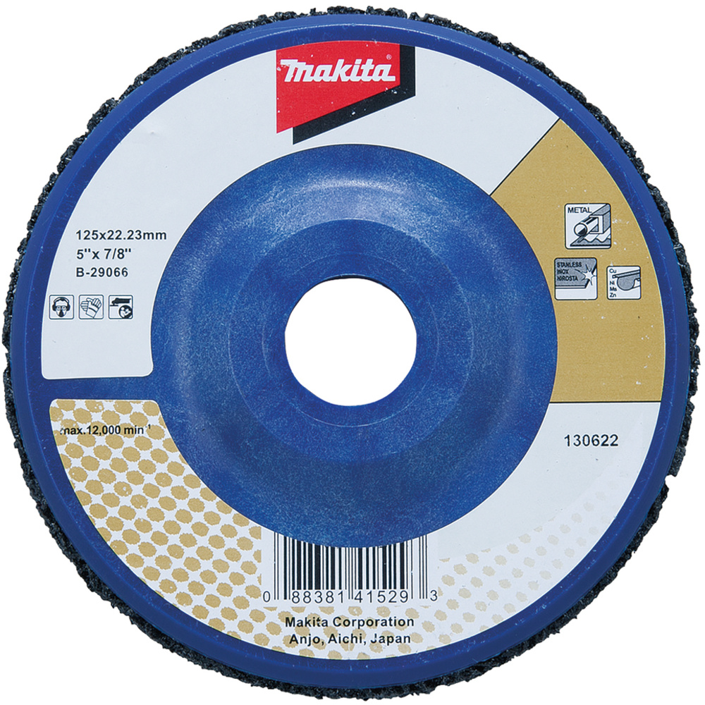 DISQUE DE DECAPAGE NOIR125 - MAKITA - B-29066