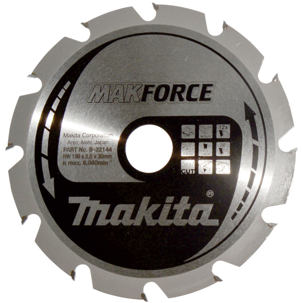 LAM TCT PO MAK 190/30/12 BOIS - MAKITA - B-32144