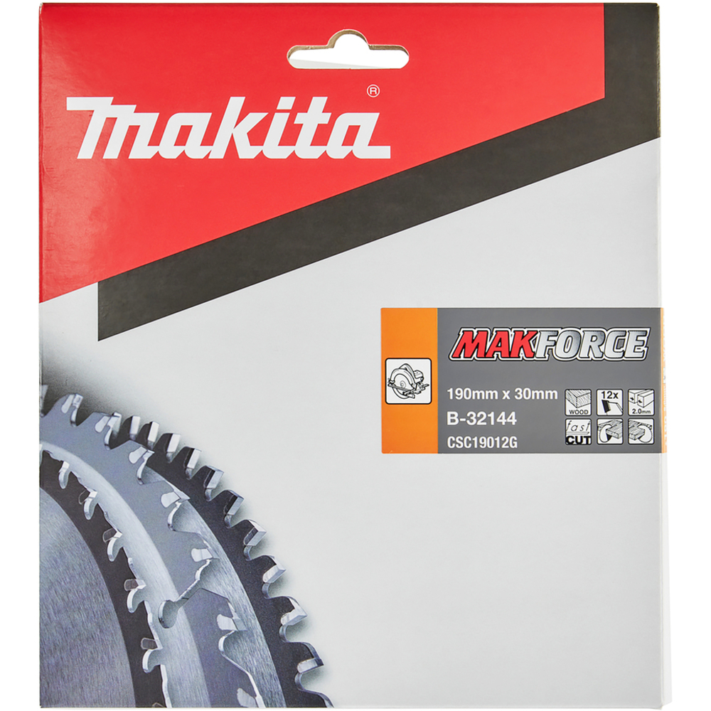 LAM TCT PO MAK 190/30/12 BOIS - MAKITA - B-32144